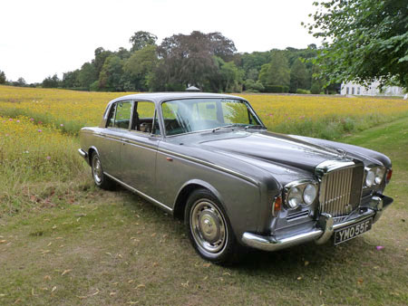 wedding cars T1 Silver Shadow Bentley right side