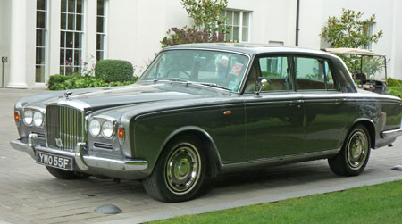 london wedding cars T1 Silver Shadow Bentley left side